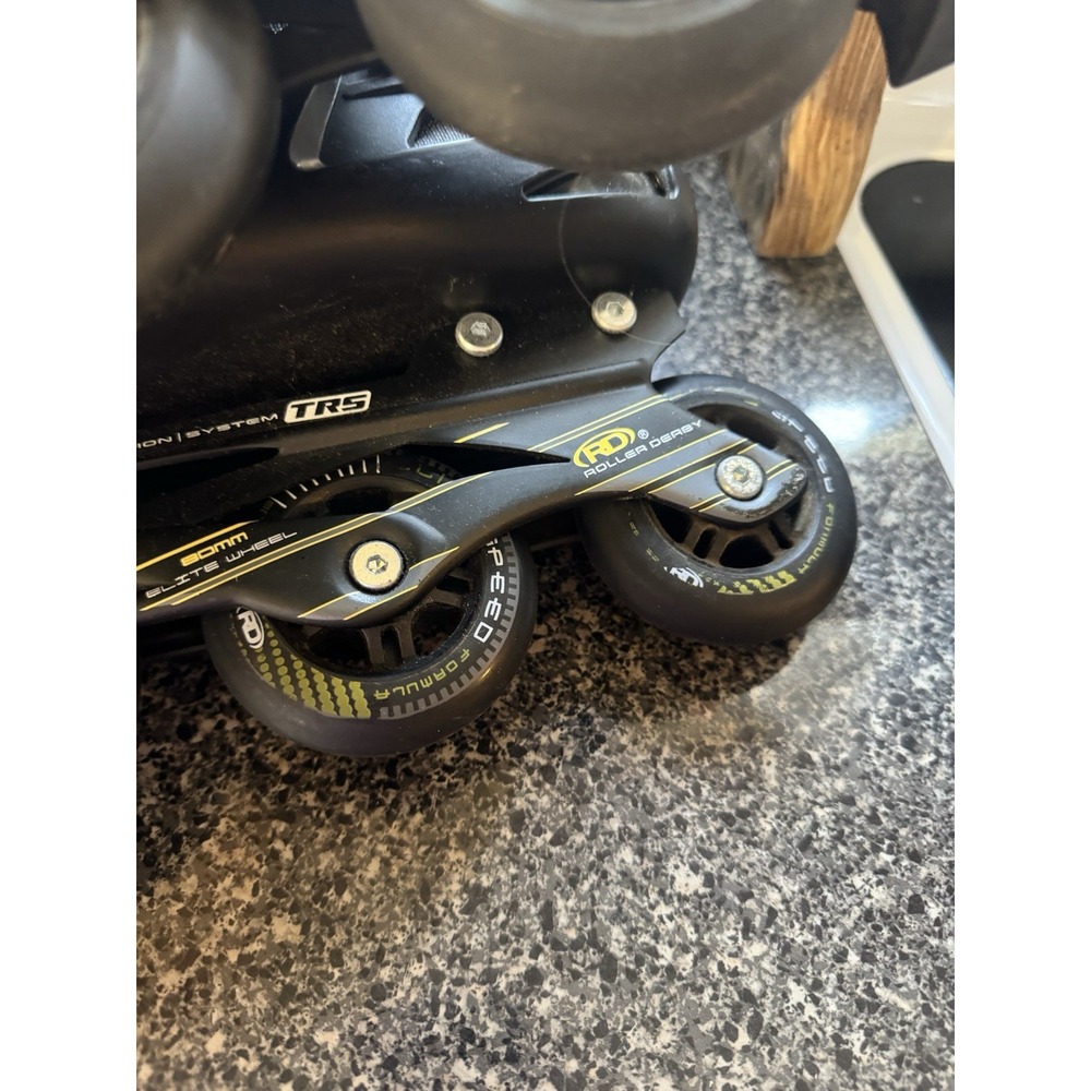 Roller Derby Men's Aerio Q-60 Inline Skates - Black/Yellow Size 11 - Picture 11 of 15